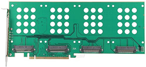 RISER -Karte PCIE3.0 X16 M.2 U.2 SSD Expansion Adapter Speed ​​Performance Desktop Drive