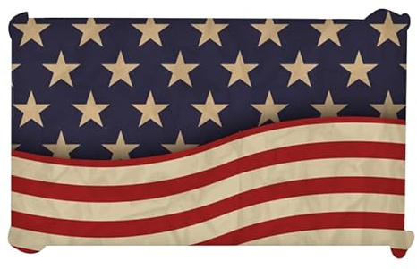 ABOOFAN Amerikanische Tischdecke 55X39 Zoll Wasserdicht Hitzebeständig Flagge Stil Tischdekoration Für Küche Haushalt Party