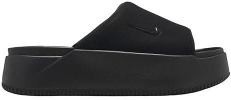 Nike Women's Calm Elevation Slide Sandal, Black/Black, 4.5 UK