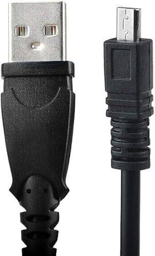 Black 3ft USB Data Charger Cable for Nikon Coolpix S2600 S2500 S3000 S3200 S4300 S6100 Audio and Video Power Cables Accessories