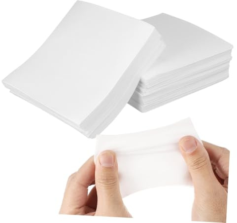 SAFIGLE 300 pièces Lingettes sans Peluches pour Lentilles Papier de Nettoyage Non Abrasif Antistatique pour Électronique Salle Blanche Nettoyage Précis des Optiques Lingettes Sèches