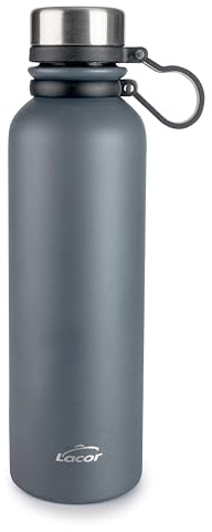 Lacor 62666.0-62666 - Eira Thermosflasche, 500 ml, Edelstahl 18/10 | Aus lebensmittelechtem Edelstahl gefertigt; hohe Korrosionsbeständigkeit und Haltbarkeit im täglichen Gebrauch