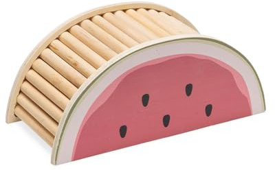 Beeztees Hamsterhaus Melone, Holz, 20 x 9 x 8,5 cm