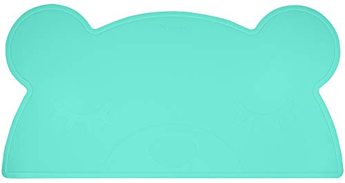 Kindsgut Platzdeckchen Bär, Tischset, Unterlage in kinderfreundlichem Design und dezenten Farben, frei von BPA, Mint