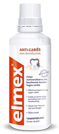 Elmex Mundwasser gegen Karies - 400ml, Hohlraumschutz, unflavored, Erwachsener