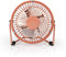 NEDIS Ventilateur de table | Alimenté par USB | Diamètre: 100 mm | 3 W | 1 vitesse 1,00 m Rose vintage