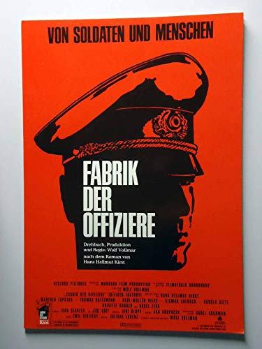 Fabrik der Offiziere - Manfred Zapatka - Rosel Zech - Presseheft + 7 Pressefotos