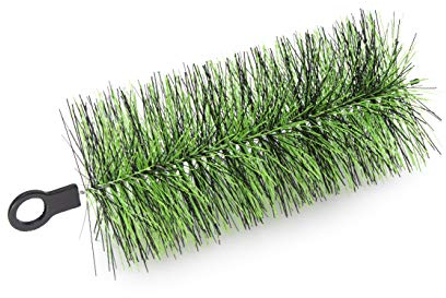 Forega - Spazzole Filtranti per Laghetto Ø15x40 cm (Set 24 Pezzi) | Design Ondulato per Filtrazione Efficace | Facili da Appendere | Adatte a Filtri Koi | Colori Nero e Verde