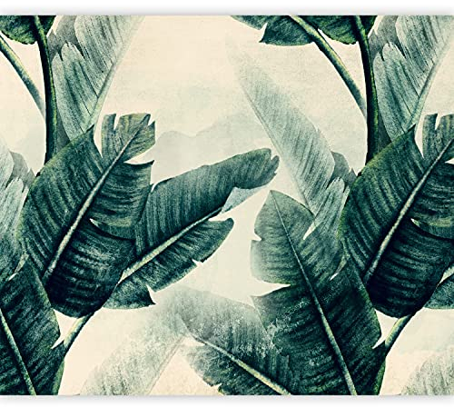 murando - Vlies Fototapete tropische Blätter 400x280cm Foto Tapete Wohnzimmer Vliestapete XXL Motivtapeten Bildtapete 3d Effekt Wand Dekoration - Pflanze Jungle Natur wie gemalt b-C-0952-a-d