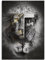 Jesus und Löwe, Wandkunstdrucke, Gemälde, schwarz-weiß, religiöses Jesus, das Kreuz, Wanddekoration, inspirierende Heimkunst, Poster, religiöse Malerei, modernes gerahmtes Kunstwerk 30 x 40 cm