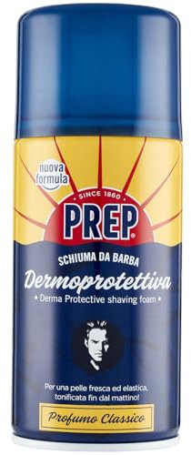 Prep, Hautschützender Rasierschaum, einfache und perfekte Rasur, für alle Hauttypen, klassischer Duft, 300 ml