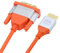 NFHK HDMI 4K auf DVI Ultra Soft High Flex HDTV Kabel Hyper Super Flexibles Kabel High Speed Typ A Stecker auf 24+1 Stecker für Computer HDTV 50 cm
