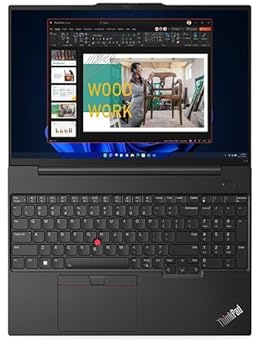 Lenovo ThinkPad E16 Ordinateur Portable 40,6 cm (16 Zoll) WUXGA Intel Core™ i7 i7-1355U 16 Go DDR4-SDRAM 512 Go SSD WLAN