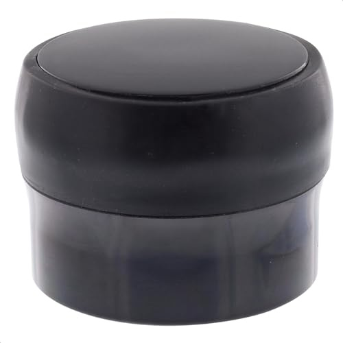 WAGNER Bodentürstopper BLACK DELUXE - Ø 40 x 30 mm, hochwertiger Kunststoff, Hochglanz schwarz, selbstklebend, rückstandslos entfernbar - 15522511