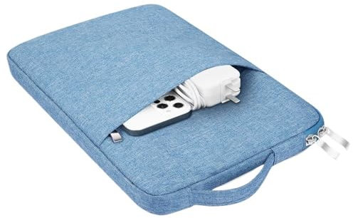 Borsa adatta for Samsung Galaxy Tab S9/S8/S7 Plus S7 FE Custodia protettiva for custodia da 12,4 pollici Tab S7/S8 Borsa for tablet da 11 pollici(LightBlue,For Tab S8 Plus 12.4 in)