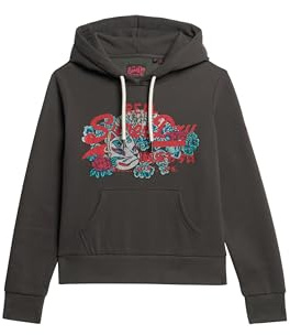 Superdry Damen Tokyo Hoodie mit Vintage-Grafiklogo