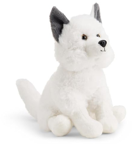 Zappi Co Polarfuchs der Polarfuchs Plüschtier Schneefuchs (22cm) Schneiger Freund - Weich, Kuschelig, 100% Recycelt - Cooler Polarkumpel