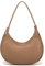 Myhozee Crossbody Moon Bag Damen Klein - Halbmond Tasche Damen PU Leder Handtasche Klein Schultertasche Hobo Bag for Women Umhängetasche mit Verstellbarem Gurt