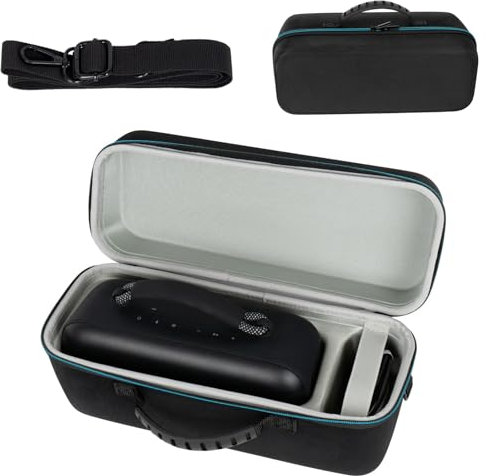 Growalleter Case for Bose SoundLink Max Bluetooth Portable Speaker & Accessories, Fit for SoundLink Max Speaker Protective Hard Travel Carrying Storage Bag/Box/Pounch (Black 2)