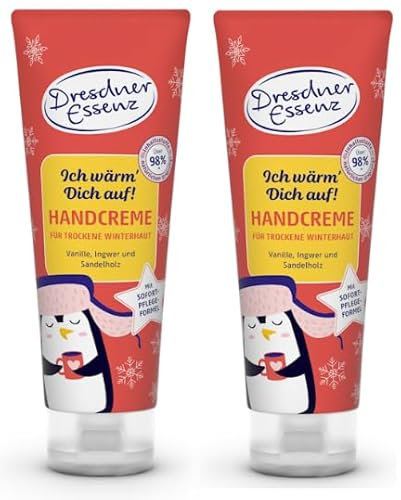 2er Pack. Dresdner Essenz Winter-Handcreme Ich wärm' Dich auf! 2 x 75ml
