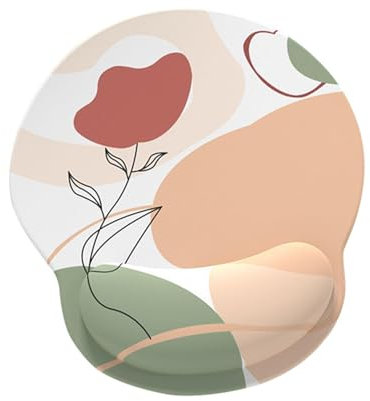 HDGSAFD Tapis De Souris Motif Rose 1 Pièce, Tapis De Souris Poignet, Tapis De Souris Antidérapant, Tapis De Souris en Caoutchouc, Tapis De Souris pour Femme