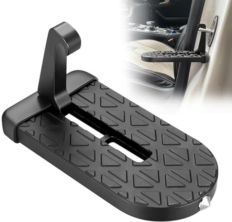 Cutiolly Marchepied Porte de Voiture,Pédale de Crochet de Véhicule,Marche Pied Pliable,Repose-Pieds de Porte d’Auto Pliable,Trappe de Voiture Support de Toiture d'Auto pour SUV RV