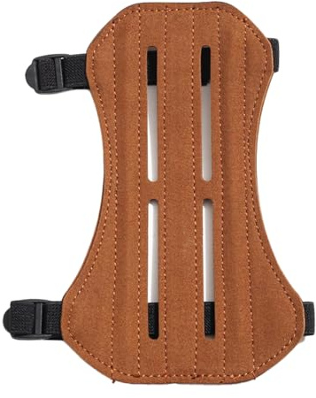 Protector de brazo para tiro con arco, protector de antebrazo de tiro con arco, con 2 hebillas de correa, Armguard para arco de poleas, arco tradicional