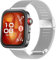 KoGiio Metálica Correa Compatible con Huawei Watch Fit 4/4 pro / 3, Correa Acero Inoxidable Ajustable Pulseras Metálicas