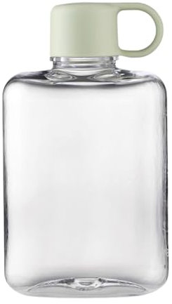 Flat Water Bottles For Travel,Square Water Bottle, Portable Slim Size 360ml Handbag Flat Water Bottle Tritan Travel Pouch Water Bottle For