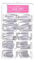 ARTSEWPLY 100Pcs Nail Art Crystal Forms for Quick Curing Nail Extension Molds Scale for Manicure Suitable for Professional and Home Use