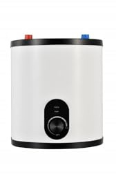 SIGO - Durchlauferhitzer 230v, Elektronischer Kompakter Boiler, Büro Werkstatt Ferienhaus Laden Dienstleistungsräume - Oberanschluss, 10 l, 2000 W - MILANO Weiß