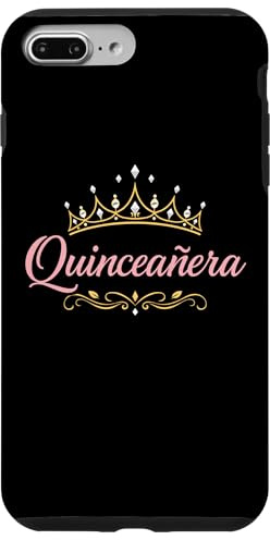 Hülle für iPhone 7 Plus/8 Plus Quinceanera Party Latina Diadem zum 15. Geburtstag, spanisch, mexikanisch