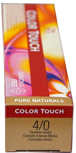 3x Wella Color Touch 4/0 Mittelbraun Intensiv Tönung 60ml