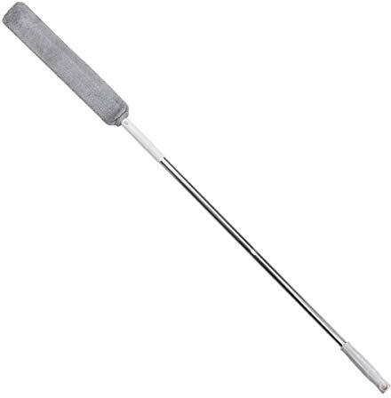 Loteaf Cepillo de Polvo para Limpiar Debajo de electrodomésticos con Mango Largo, Flexible de 31 a 60 Pulgadas, Lavable y retráctil, Plumero para sofá, Cama, Muebles, Limpieza Inferior