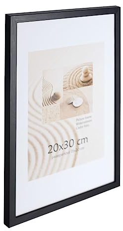 Holz Bilderrahmen Plexi Foto Rahmen Collage Wanddeko Poster S111: Farbe: Schwarz | Format: 50x70