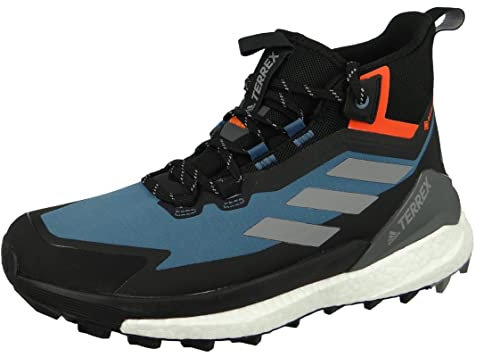 Adidas Herren Terrex Free Hiker 2 GTX Sneaker, Wonder Steel/Grey Three/Impact orange, 44 EU