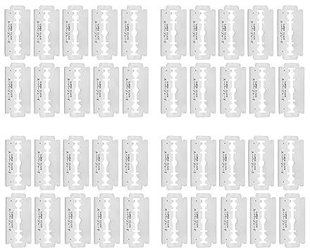 Vimvins Algae Scraper Blade, 40 PCS Replaceable Razor Blade.