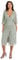 Maya Deluxe Damen Womens Midi Ladies Sequin Embellished Cape Sleeve Wrap Dress for Wedding Guest Bridesmaid Cocktail Prom Evening Kleid, Green Lily, 42