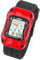 Taffstyle Kinder Armbanduhr Silikon mit Auto Wagen Motiv Sportuhr Digital Quarz Bunte Sport Uhr Farbige Kinderuhr Mädchen Junge Lernuhr Stoppuhr Rot