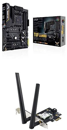 Scheda Madre Asus TUF GAMING B450-PLUS II + Scheda Wireless Asus PCE-AX1800