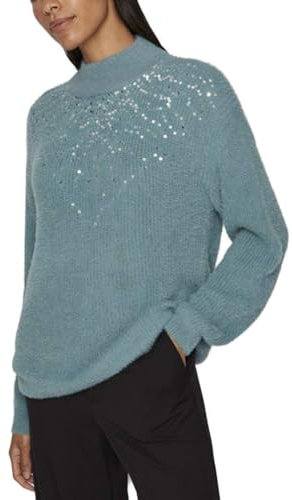Vila Female Strickpullover Pailletten