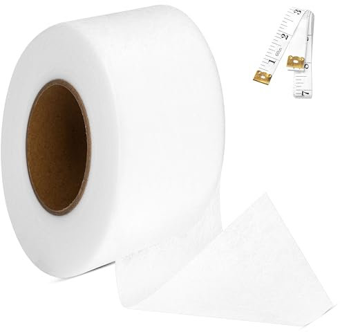 CZ Store®- Klebeband zum Aufbügeln |64 M X 60 MM|✮✮LEBENSLANGE GARANTIE✮✮- Selbstklebendes Saumband zum Reparieren von Stoff, Vorhang, Gardinen, Hosen, Kleidung, Jeans - Kein Nähen erforderlich