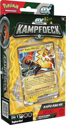 Pokémon-Sammelkartenspiel: Kampfdeck Kapu-Riki-ex (sofort spielbares Deck mit 60 Karten)