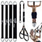 Fitarc Bandes d'assistance à la traction, bande de résistance réglable et robuste pour tractions, 4 bandes de traction, repose-pieds confortable, bandes d'assistance pour traction, exercices de