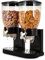 mikamax – Cornflakes Dispenser – Dispensador de cereales - Desayuno - Accesorios de cocina - Negro - Productos secos - Almacenamiento de cereales