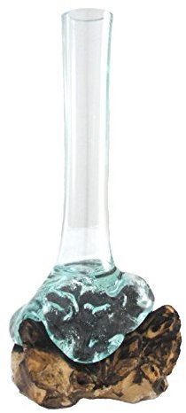 SAWA Hochwertige Rosenvase H ca. 30 cm Wunderschöne Deko Vase Glasvase » Dekoration « Akzentstück - Wohnaccessoires - Blumentopf - Hausgarten - Zimmerpflanzen - Homedekor - Pflanzenhalter