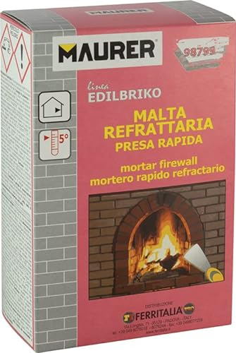 Set 12 Malta Refrattaria A Presa Rapida Kg 1 Colori Fa Da Te - Casa