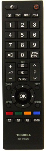Remote Control for Toshiba 39L2333D LCD LED TV