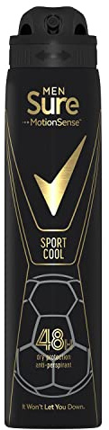 Sure Sport Cool Anti-perspirant Deodorant Aerosol, 250ml