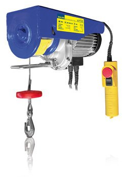 Erba, 33252, Elektro-Seilhebezug 125/250kg inkl. Umlenkrolle